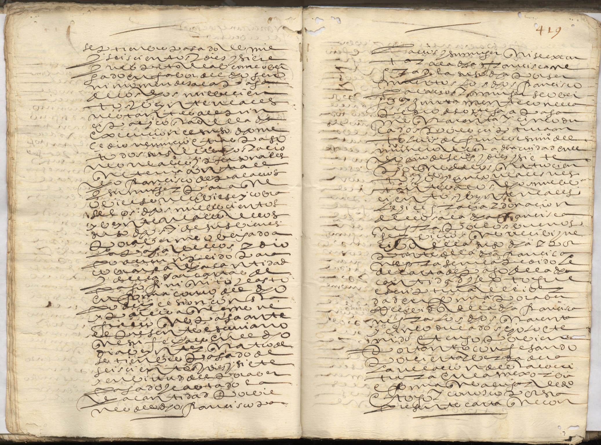 Registro de Damián de Albornoz, Murcia de 1621.